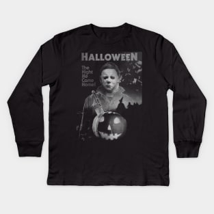 Michael Myers Kids Long Sleeve T-Shirt